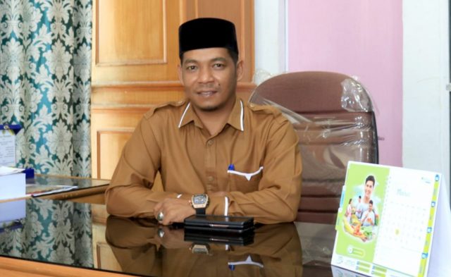Plt Kepala Dinas Syariat Islam dan Pendidikan Dayah (DSI dan PD) Kota Langsa, Tgk Fauzaruddin SPd,