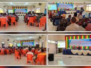 Sosialisasi Pilkada 2024 oleh Kesbangpol Aceh Utara diikuti 91 Geuchik dari Dua Kecamatan di Aceh Utara, berlangsung di Balai Desa Kecamatan Tanah Luas. (Foto: Chairul Sya'ban/Lingkarkita.com)