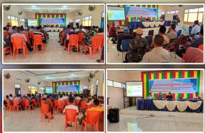 Sosialisasi Pilkada 2024 oleh Kesbangpol Aceh Utara diikuti 91 Geuchik dari Dua Kecamatan di Aceh Utara, berlangsung di Balai Desa Kecamatan Tanah Luas. (Foto: Chairul Sya'ban/Lingkarkita.com)