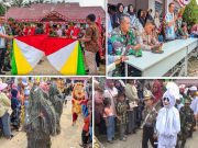 Para Peserta Karnaval Menyemarakkan HUT RI Ke-79 dan Secara Resmi dilepas oleh Kadisdikbud Aceh Utara, Jamaluddin. (Foto: Chairul Sya'ban/Lingkarkita.com)
