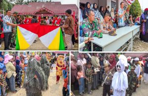 Para Peserta Karnaval Menyemarakkan HUT RI Ke-79 dan Secara Resmi dilepas oleh Kadisdikbud Aceh Utara, Jamaluddin. (Foto: Chairul Sya'ban/Lingkarkita.com)