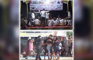 Atraksi Kesenian Debus Aceh dan Kuda Kepang Semarakkan HUT Ke-79 RI di Kecamatan Cot Girek, Aceh Utara. (Foto: Chairul Sya'ban/Lingkarkita.com)