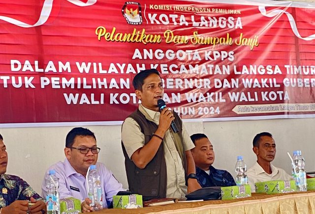 Koordinator Divisi Sosdiklih, Parmas dan SDM, KIP Langsa, Fauzan Rizal, SPd.I